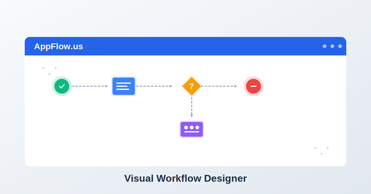 AppFlow.us - Visual Workflow Designer